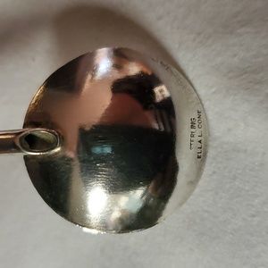 ELLA L. CONE Sterling Silver Antique Bar Stir Spoon (stamped)